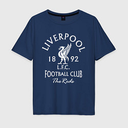 Футболка оверсайз мужская Liverpool: Football Club, цвет: тёмно-синий