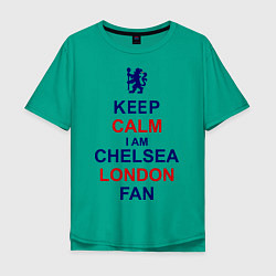 Мужская футболка оверсайз Keep Calm & Chelsea London fan