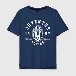 Футболка оверсайз мужская Juventus 1897: Torino, цвет: тёмно-синий