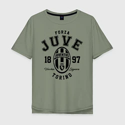 Футболка оверсайз мужская Forza Juve 1897: Torino, цвет: авокадо