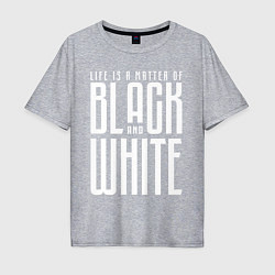 Мужская футболка оверсайз Juventus: Black & White