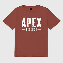 Футболка оверсайз мужская Apex Legends, цвет: кирпичный