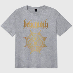 Футболка оверсайз мужская Behemoth: Demonica, цвет: меланж