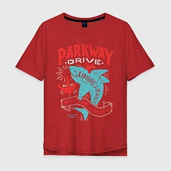 Футболка оверсайз мужская Parkway Drive: Unbreakable, цвет: красный