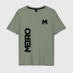 Мужская футболка оверсайз METRO M