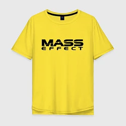 Футболка оверсайз мужская MASS EFFECT, цвет: желтый