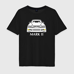 Мужская футболка оверсайз Toyota Mark2 JZX100