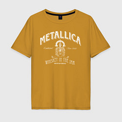 Мужская футболка оверсайз Metallica: Whiskey in the Jar