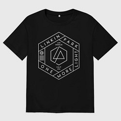 Футболка оверсайз мужская Linkin Park: One More Light, цвет: черный