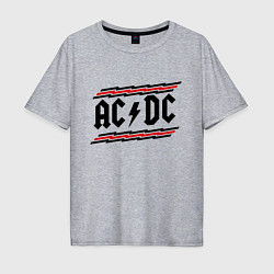 Мужская футболка оверсайз AC/DC Voltage