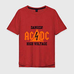 Мужская футболка оверсайз AC/DC: High Voltage
