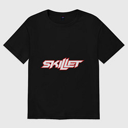 Футболка оверсайз мужская Skillet, цвет: черный