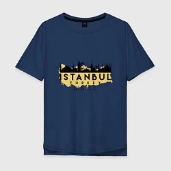 Мужская футболка оверсайз Стамбул - Турция