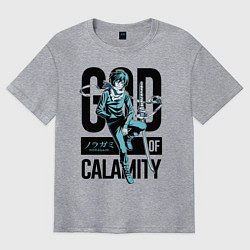 Футболка оверсайз мужская God of Calamity, цвет: меланж