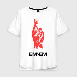 Мужская футболка оверсайз Eminem Hand