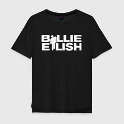 Футболка оверсайз мужская BILLIE EILISH, цвет: черный
