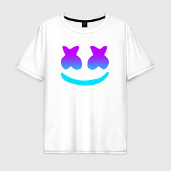 Футболка оверсайз мужская MARSHMELLO, цвет: белый