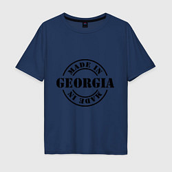 Мужская футболка оверсайз Made in Georgia (сделано в Грузии)
