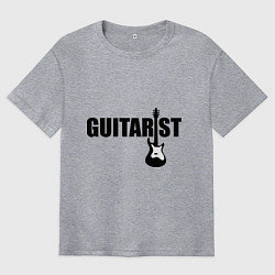Мужская футболка оверсайз Гитарист