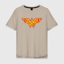 Мужская футболка оверсайз Wonder woman