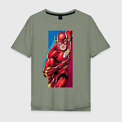 Мужская футболка оверсайз Flash, Justice League