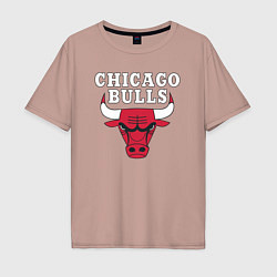 Мужская футболка оверсайз CHICAGO BULLS