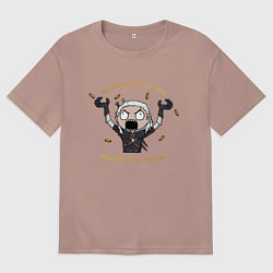 Мужская футболка оверсайз Ведьмаку Заплатите