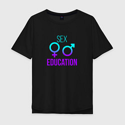 Мужская футболка оверсайз SEX EDUCATION