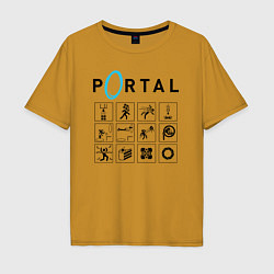 Мужская футболка оверсайз PORTAL