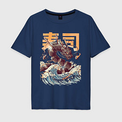 Мужская футболка оверсайз Суши-зила, Китайский дракон