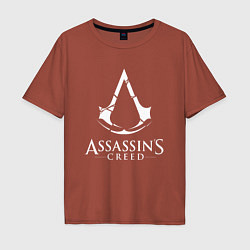 Футболка оверсайз мужская Assassin’s Creed, цвет: кирпичный