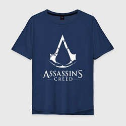 Футболка оверсайз мужская Assassin’s Creed, цвет: тёмно-синий