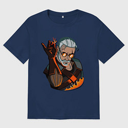 Мужская футболка оверсайз Ведьмак