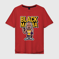 Мужская футболка оверсайз Kobe - Black Mamba