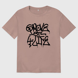 Мужская футболка оверсайз GROVE STREET 4 LIFE