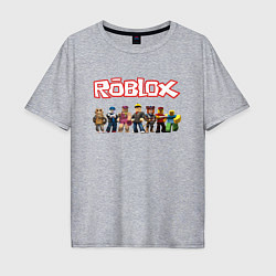 Футболка оверсайз мужская ROBLOX, цвет: меланж