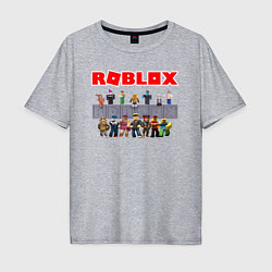 Футболка оверсайз мужская ROBLOX, цвет: меланж