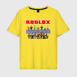 Футболка оверсайз мужская ROBLOX, цвет: желтый