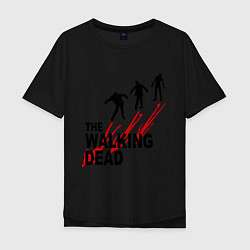 Мужская футболка оверсайз The walking dead