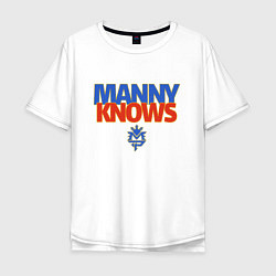 Мужская футболка оверсайз Manny Knows