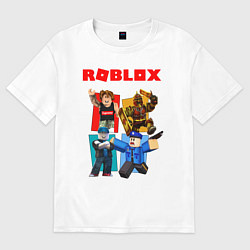 Футболка оверсайз мужская ROBLOX, цвет: белый