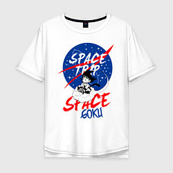 Футболка оверсайз мужская Space trip, цвет: белый