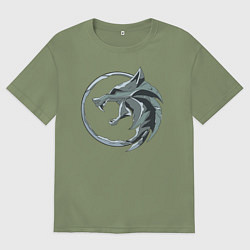 Мужская футболка оверсайз ВЕДЬМАК