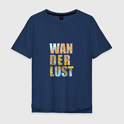 Мужская футболка оверсайз Wanderlust