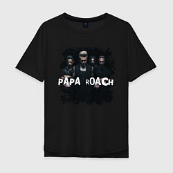 Мужская футболка оверсайз Papa roach