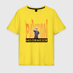 Футболка оверсайз мужская Payton Moormeier, цвет: желтый
