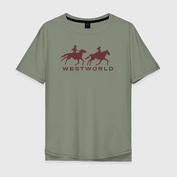 Мужская футболка оверсайз Westworld