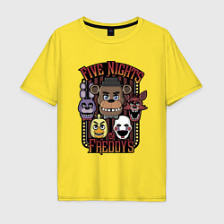Мужская футболка оверсайз FIVE NIGHTS AT FREDDYS