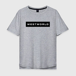 Футболка оверсайз мужская Westworld, цвет: меланж