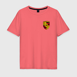 Мужская футболка оверсайз PORSCHE